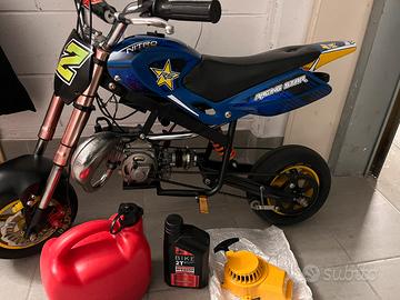 Minimoto motard 49cc per bambini