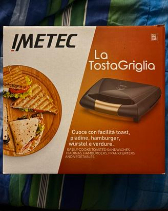Imetec Tostapane Griglia Tostiera Piastra rigata