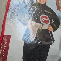 vestito di polizia vigile bimba