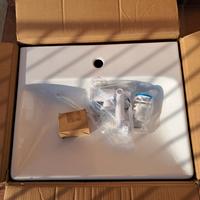 Lavandino in ceramica nuovo 60x50 cm