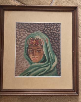 Quadro mezzo punto vintage anni '70/'80 