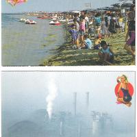 6 cartoline vintage con pin-up (rivista Cuore)