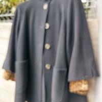 Cappotto donna blu scuro