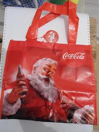 BORSA COCA COLA 2014 "BABBO NATALE" dim. 34X30X13