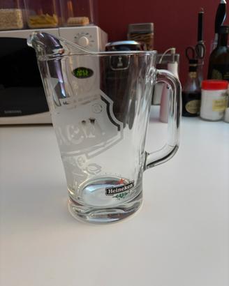 BroccaNuovaGrandeInVetroSpesso”HEINEKEN”MaiUsata