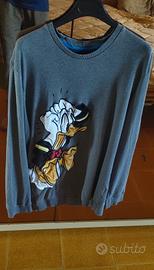 Felpa Disney Donald duck, Tg XL uomo 