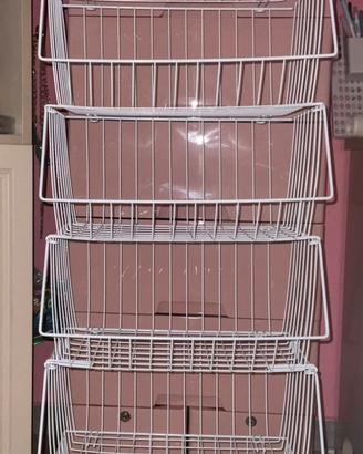 Scaffale multifunzionale carrello portaoggetti