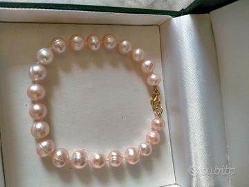 bracciale donna in perle coltivate 