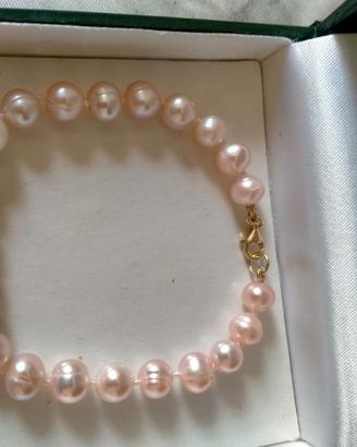 bracciale donna in perle coltivate 