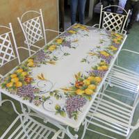 Tavolo in pietra lavica vietrese 160x80