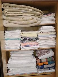 Lenzuoli, coperte e asciugamani