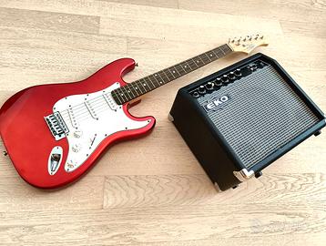 Chitarra elettrica Eko s-300 + amplificatore Eko
