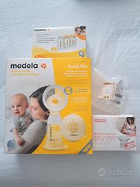tiralatte Medela swing flex con accessori