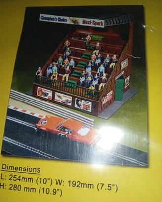 Slot car tribuna in kit Nuova