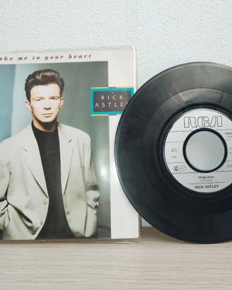 LP 45 giri Vinile 7 " - 1989 Rick Astley - Take Me