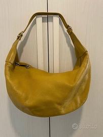Borsa pelle marca Sobek giallo/senape