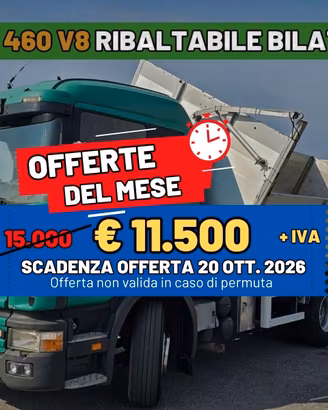Camion Scania 144L460 Ribaltabile BILATERALE V8