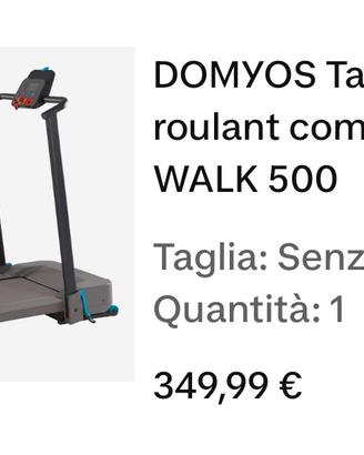 tapis roulant decathlon  domyos 