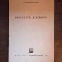 Libro V. Palazzolo "Democrazia e persona" 1977
