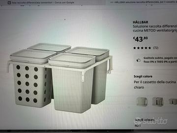 Hållbar Ikea soluzione raccomta differenziata