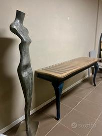 Console realizzata con tavolo primi ‘900