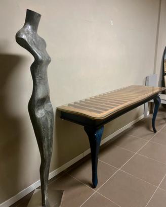 Console realizzata con tavolo primi ‘900