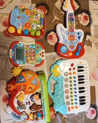 lotto giochi neonato 6/24 mesi chicco clemetoni