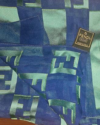 Fendi foulard in seta cm 24 x 155