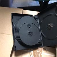 100 BOX DOPPIO CUSTODIA COPERTINA PER DVD E CD