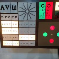 Tavola Optometria luminosa Vintage