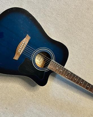 IBANEZ Elettroacustica Transparent Blue Sunburst