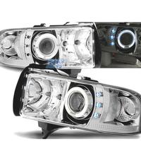 FARI PER DODGE RAM 94-01 LED OCCHI ANGEL CROMATO