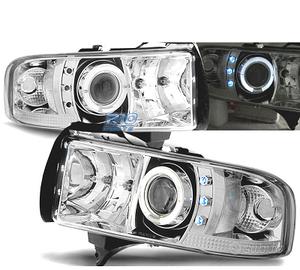 FARI PER DODGE RAM 94-01 LED OCCHI ANGEL CROMATO