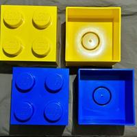 Contenitori LEGO Blu e Giallo