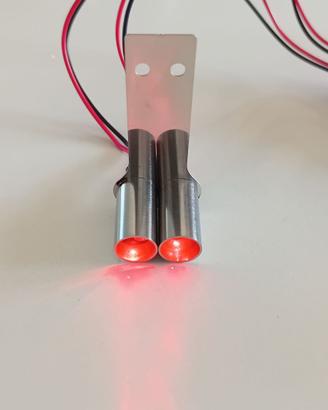 Simulazione Scarico Rc Doppio 2 Luci Led Drift