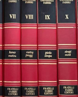 Enciclopedia Universale Fabbri 7-10 +2v dizionario