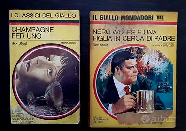Classici giallo nero wolfe rex stout