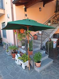 Ombrellone telaio in legno