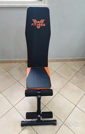 Panca regolabile + Manubri con 16 dischi 