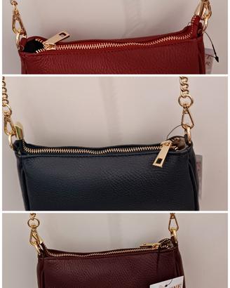 Tracollina in vera pelle Made in Italy 