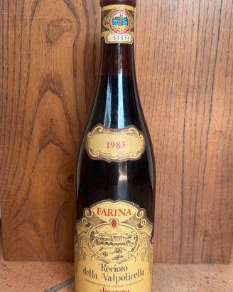 Vino da collezione amarone classico farina 1983