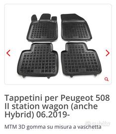 Tappetini gomma Peugeot 508 sw II serie