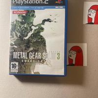 Gioco playstation2 metal gear solid 3