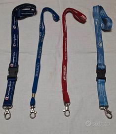 LACCETTI PORTA BADGE O PORTA CHIAVI