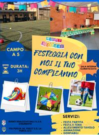 Campi da calcio per feste di compleanno
