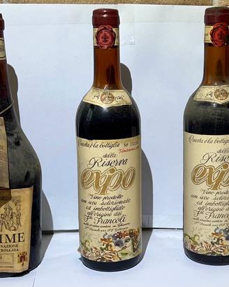 N.5 bottiglie storiche Ghemme/Gattinara
