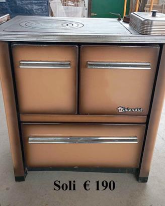 Cucina economica a legna Splendid 85x55xh75