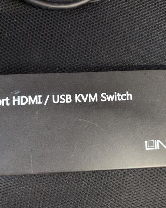 Switch KVM 4 Porte Lindy (Mod. 32811) HDMI