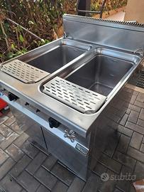 bollitore cuocipasta 2 vasche gas