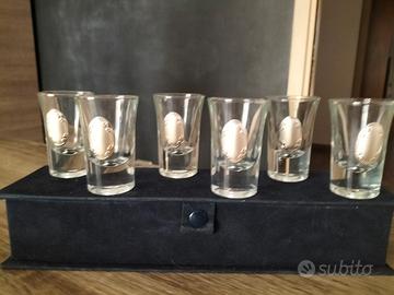 set di shots con targhetta 